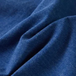 vidaXL Camiseta infantil azul oscuro mélange 128