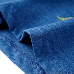 vidaXL Camiseta infantil mélange 104 Azul oscuro Outlet