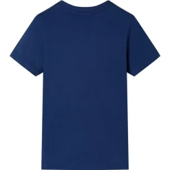 vidaXL Camiseta infantil oscuro 116 Azul New