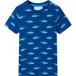 vidaXL Camiseta infantil oscuro 92 Azul Online