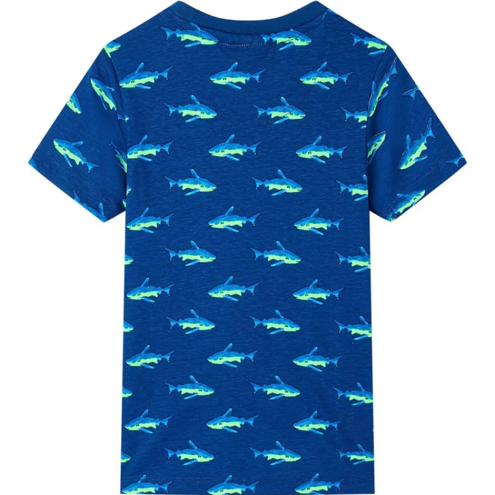 vidaXL Camiseta infantil oscuro 92 Azul Online