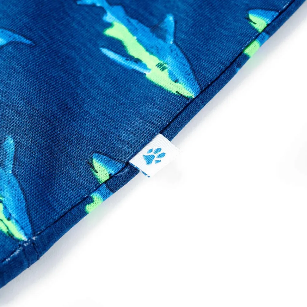 vidaXL Camiseta infantil oscuro 92 Azul Online
