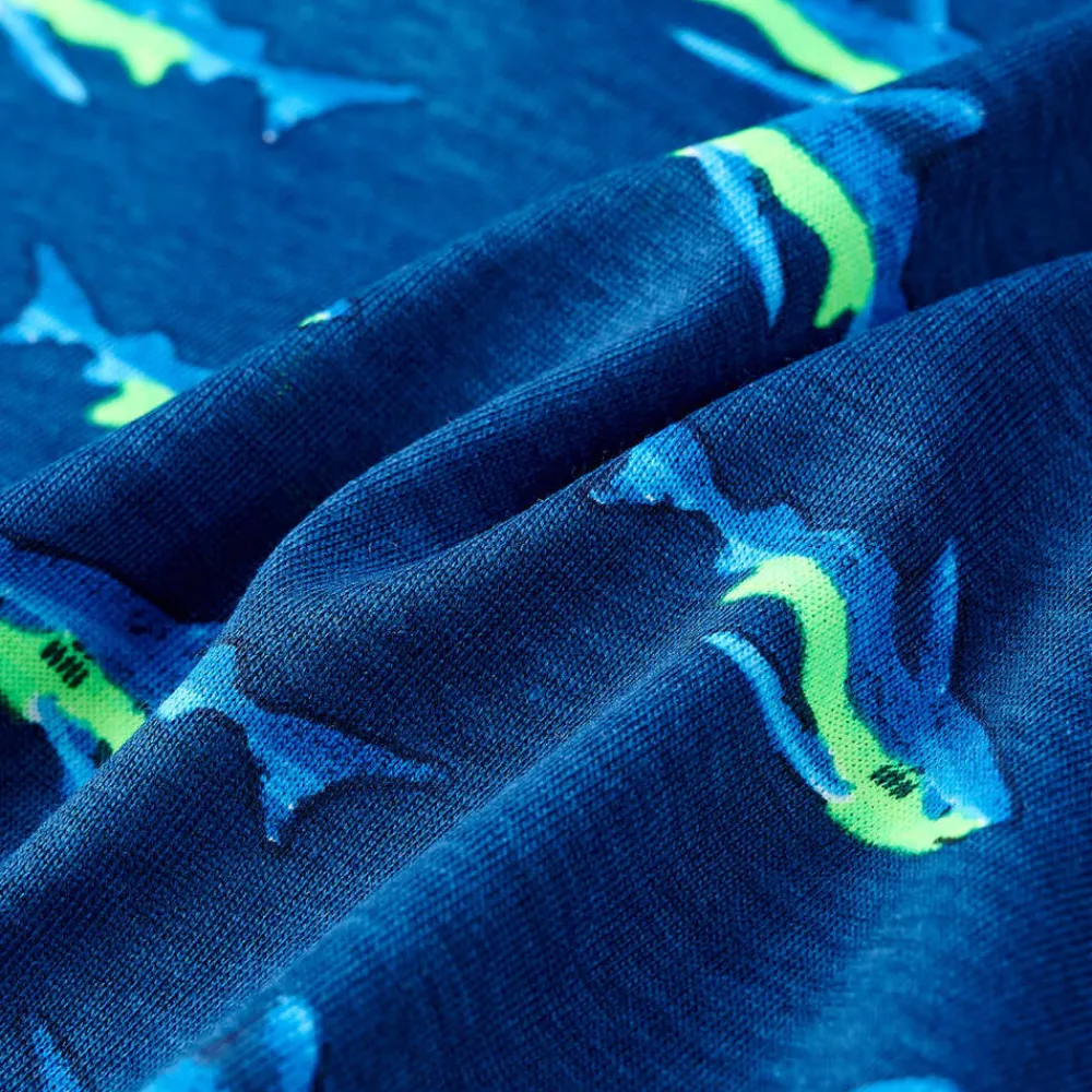 vidaXL Camiseta infantil oscuro 92 Azul Online
