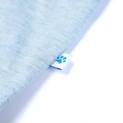 vidaXL Camiseta infantil azul suave melange 104