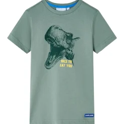vidaXL Camiseta infantil 104 Caqui Sale