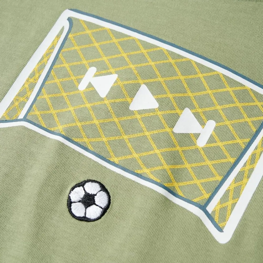 vidaXL Camiseta infantil claro 116 Caqui New