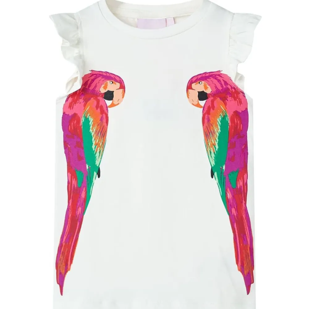 vidaXL Camiseta infantil color crudo 104 Hot