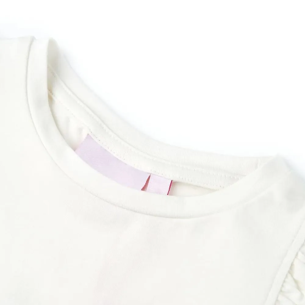 vidaXL Camiseta infantil color crudo 104 Hot