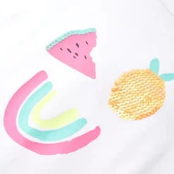vidaXL Camiseta infantil color 116 Crudo Sale