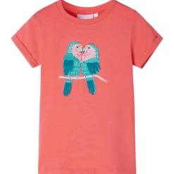 vidaXL Camiseta infantil color 104 Coral Online