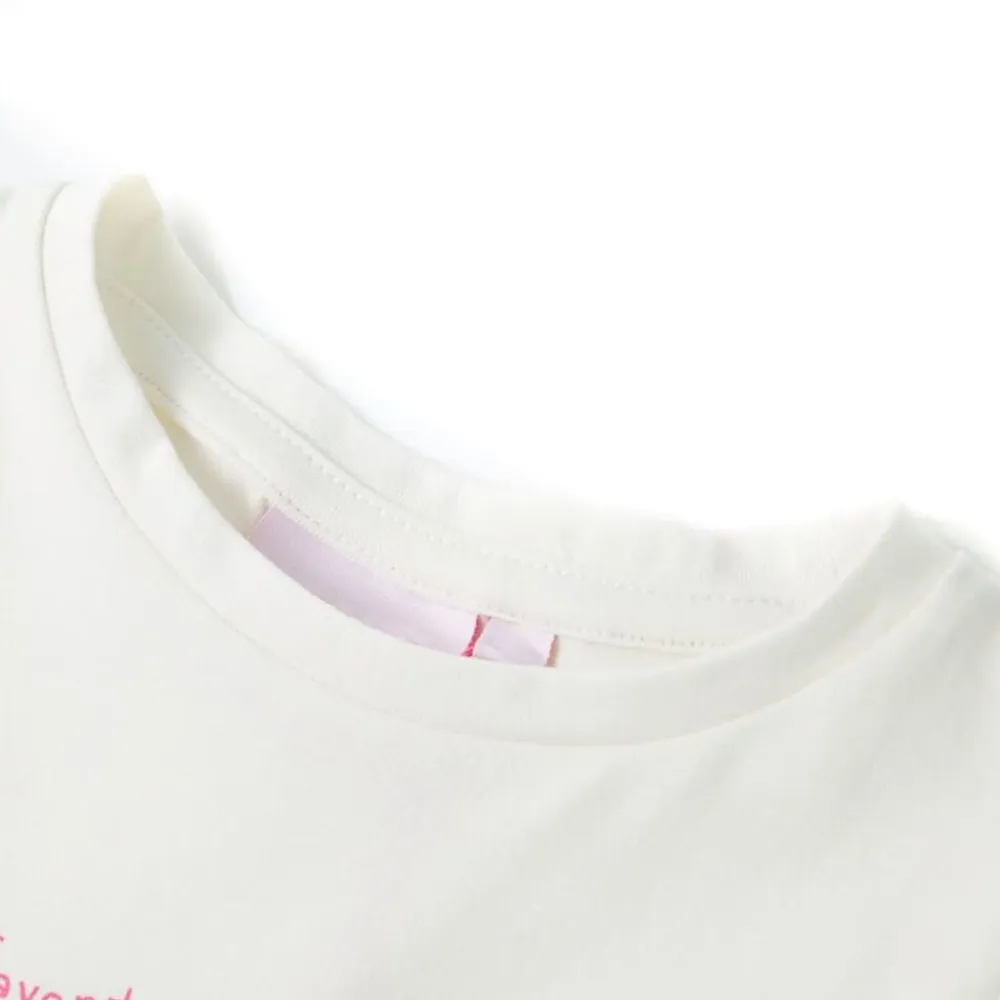 vidaXL Camiseta infantil color 140 Crudo Online