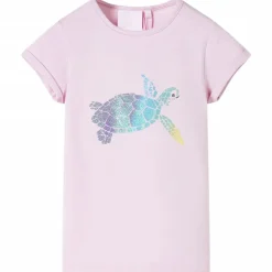 vidaXL Camiseta infantil color 92 Lila Discount