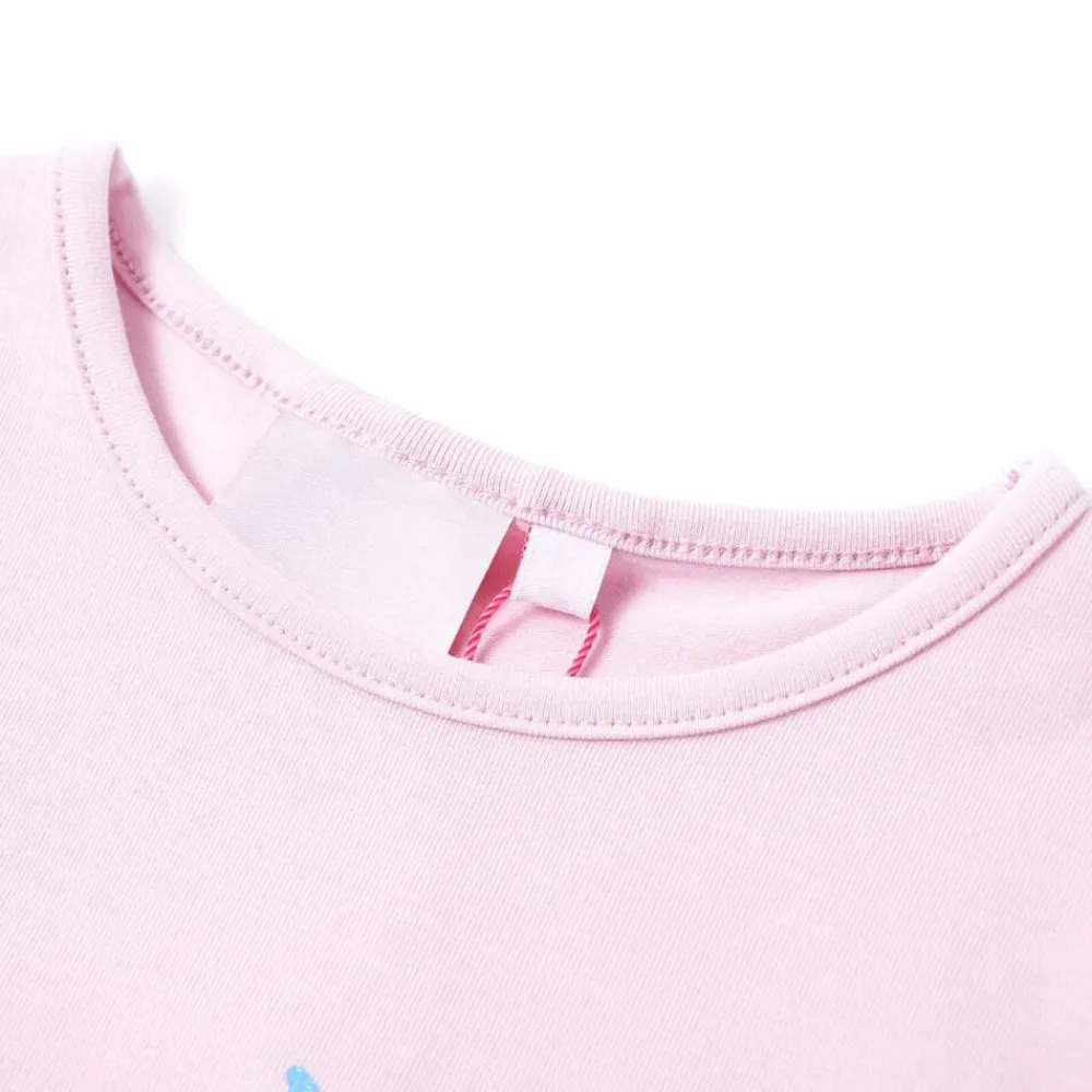 vidaXL Camiseta infantil color 92 Lila Discount