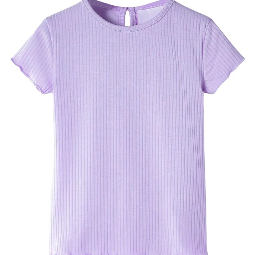 vidaXL Camiseta infantil color 92 Lila Sale