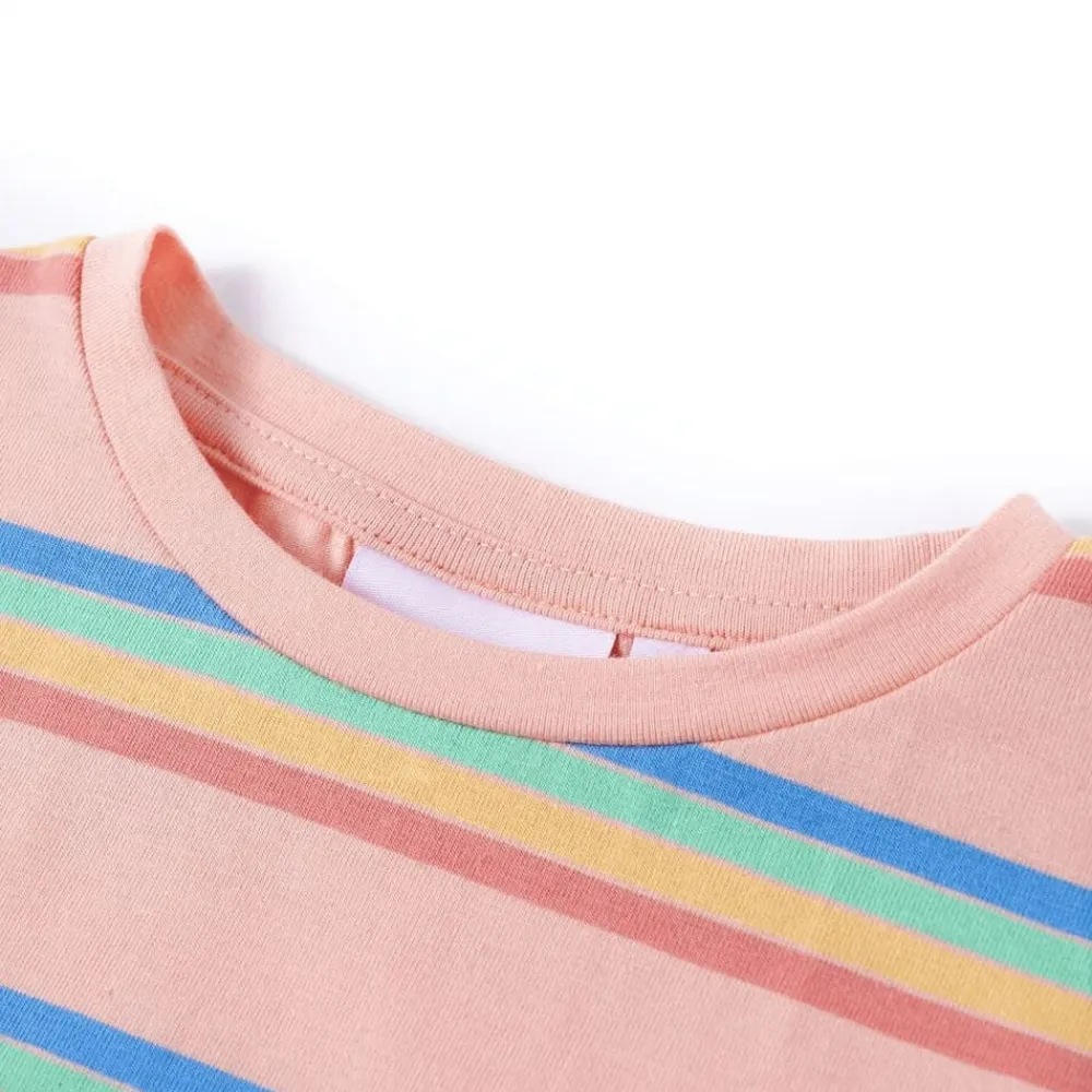 vidaXL Ropa Y Accesorios-Camiseta infantil color melocotón 128