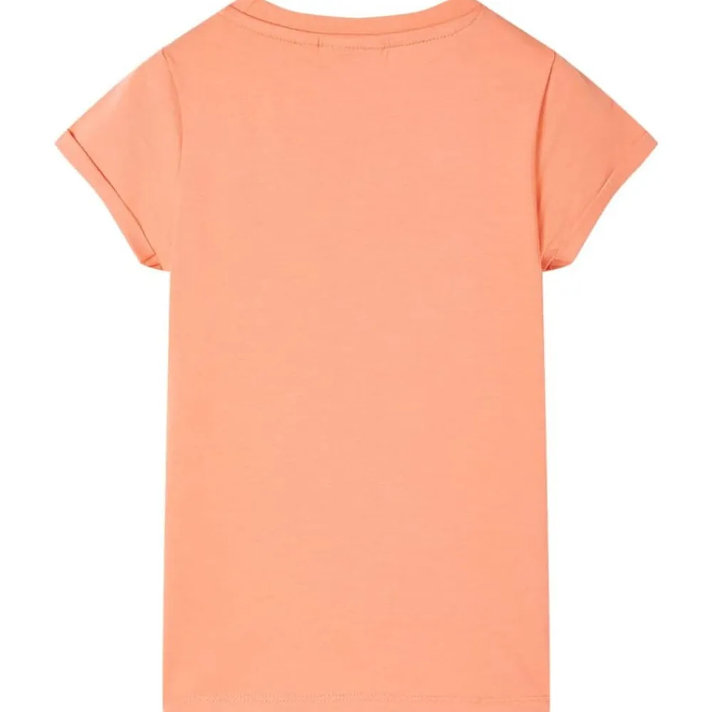 vidaXL Ropa Y Accesorios-Camiseta infantil color melocotón 128