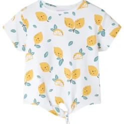 vidaXL Camiseta infantil con parte inferior con nudo crudo 92 New