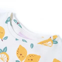 vidaXL Camiseta infantil con parte inferior con nudo crudo 92 New
