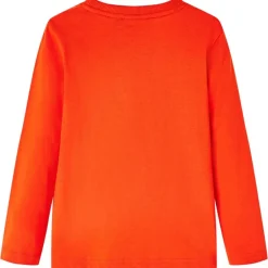 vidaXL Camiseta infantil de manga larga naranja brillo 104 Clearance