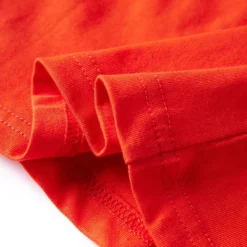 vidaXL Camiseta infantil de manga larga naranja brillo 104 Clearance