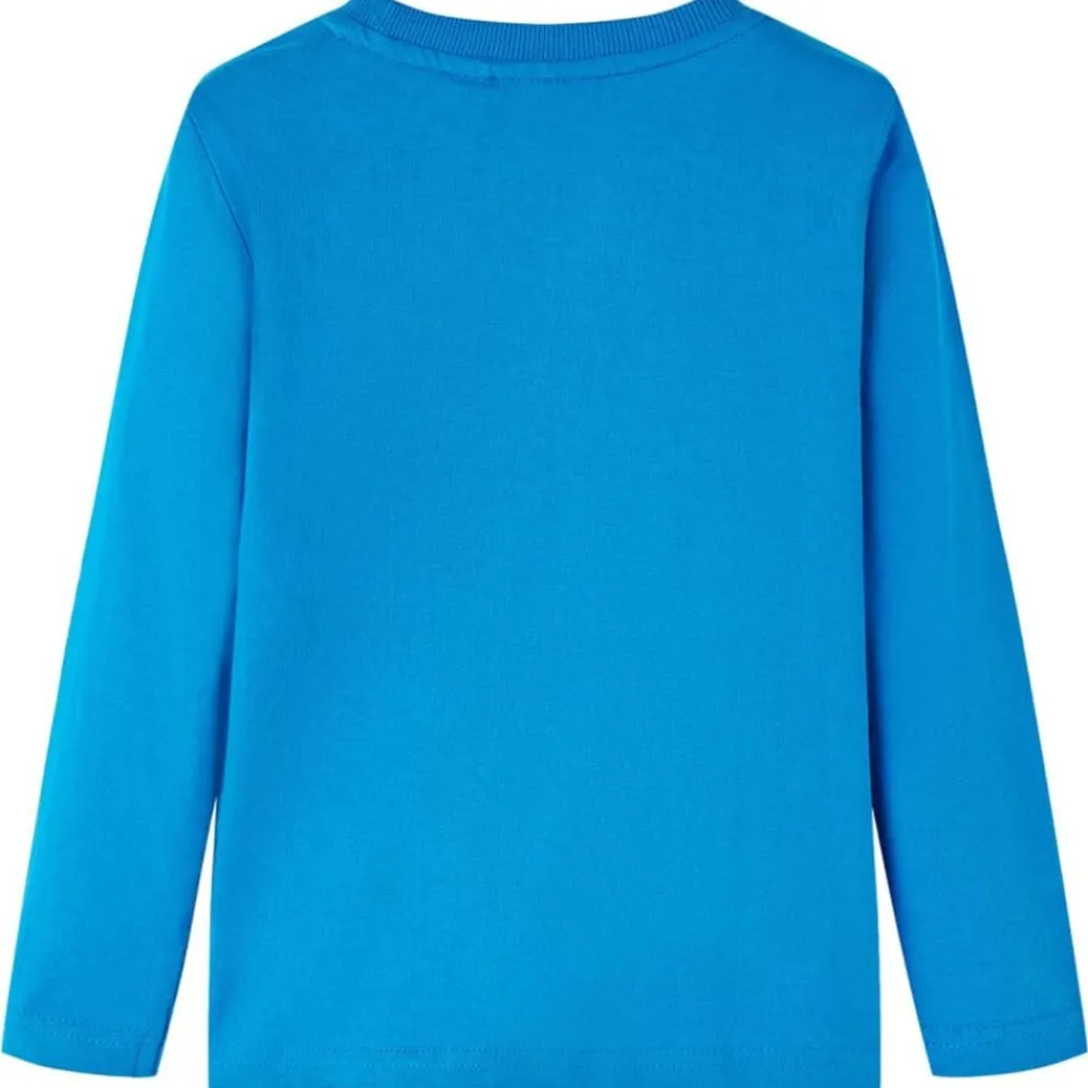 vidaXL Camiseta infantil de manga larga cobalto 104 Azul