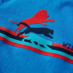 vidaXL Camiseta infantil de manga larga cobalto 104 Azul