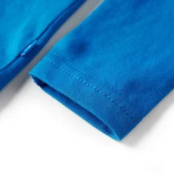 vidaXL Camiseta infantil de manga larga cobalto 104 Azul