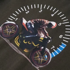 vidaXL Camiseta infantil de manga larga 104 Caqui Sale