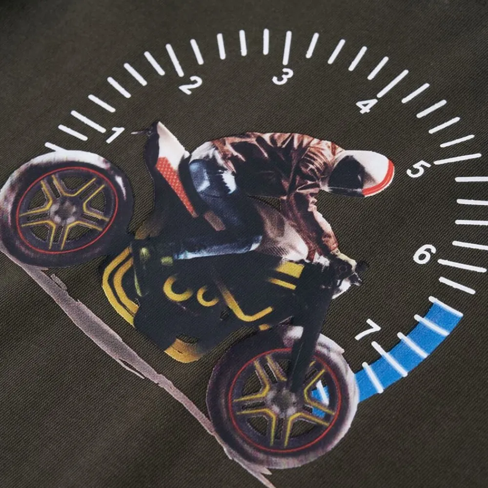 vidaXL Camiseta infantil de manga larga 104 Caqui Sale