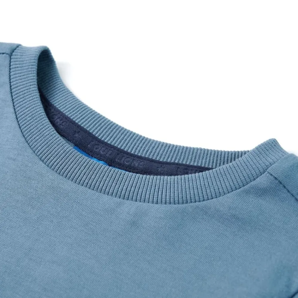 vidaXL Camiseta infantil de manga larga medio 92 Azul Best
