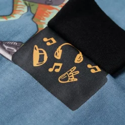 vidaXL Camiseta infantil de manga larga medio 92 Azul Best