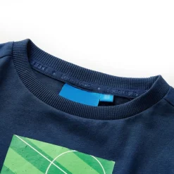 vidaXL Camiseta infantil de manga larga azul marino 104 Best