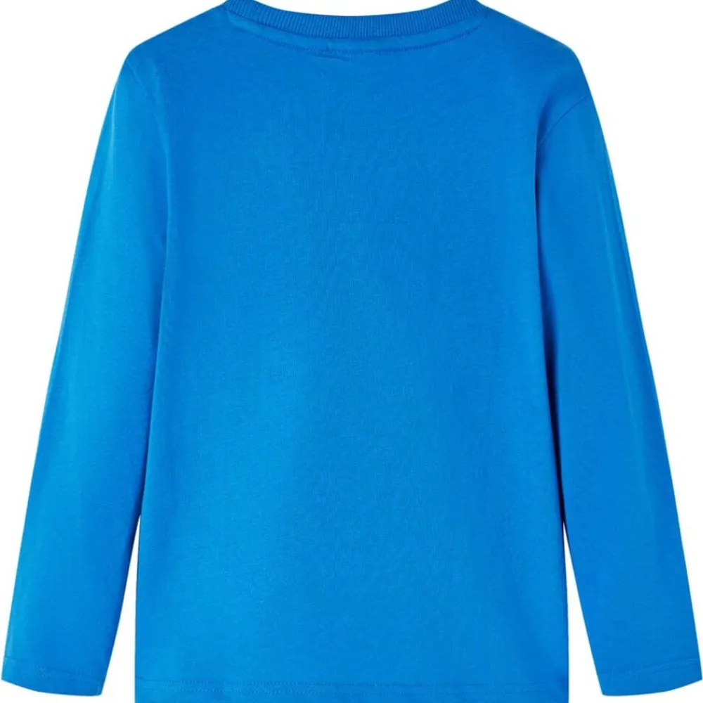 vidaXL Ropa Y Accesorios-Camiseta infantil de manga larga cobalto 116