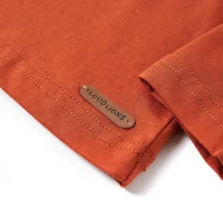 vidaXL Camiseta infantil de manga larga color teja claro 104 &Oacute;xido Hot