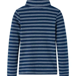 vidaXL Camiseta infantil de manga larga azul marino 128 Clearance