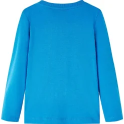 vidaXL Ropa Y Accesorios-Camiseta infantil de manga larga azul cobalto 92