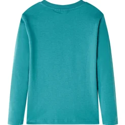 vidaXL Ropa Y Accesorios-Camiseta infantil de manga larga aguamarina oscuro 104