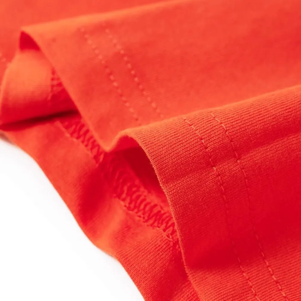vidaXL Camiseta infantil de manga larga brillante 104 Naranja Discount