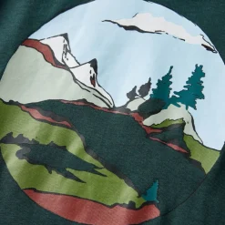 vidaXL Camiseta infantil de manga larga verde oscuro 92 Sale