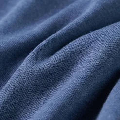 vidaXL Camiseta infantil de manga larga azul mélange 116 Outlet