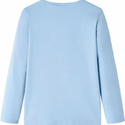 vidaXL Camiseta infantil de manga larga 92 Azul claro Clearance