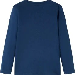 vidaXL Camiseta infantil de manga larga azul marino 92 Online