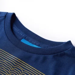 vidaXL Camiseta infantil de manga larga azul marino 92 Online