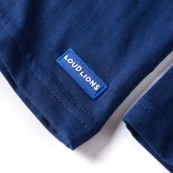 vidaXL Camiseta infantil de manga larga azul marino 92 Online