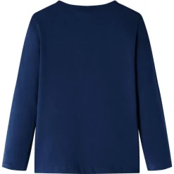 vidaXL Camiseta infantil de manga larga 92 Azul marino Clearance