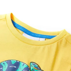 vidaXL Camiseta infantil de manga corta claro 104 Ocre Outlet