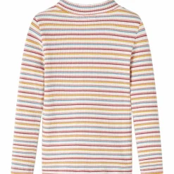 vidaXL Camiseta infantil de manga larga cuello alto color 92 Crudo Sale
