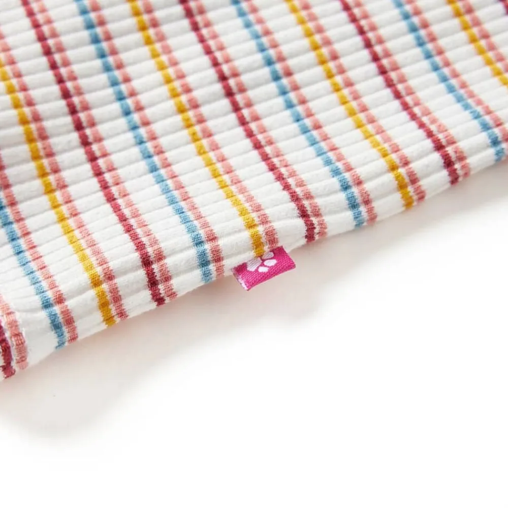 vidaXL Camiseta infantil de manga larga cuello alto color 92 Crudo Sale