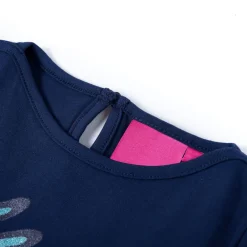 vidaXL Ropa Y Accesorios-Camiseta infantil de manga larga marino 104