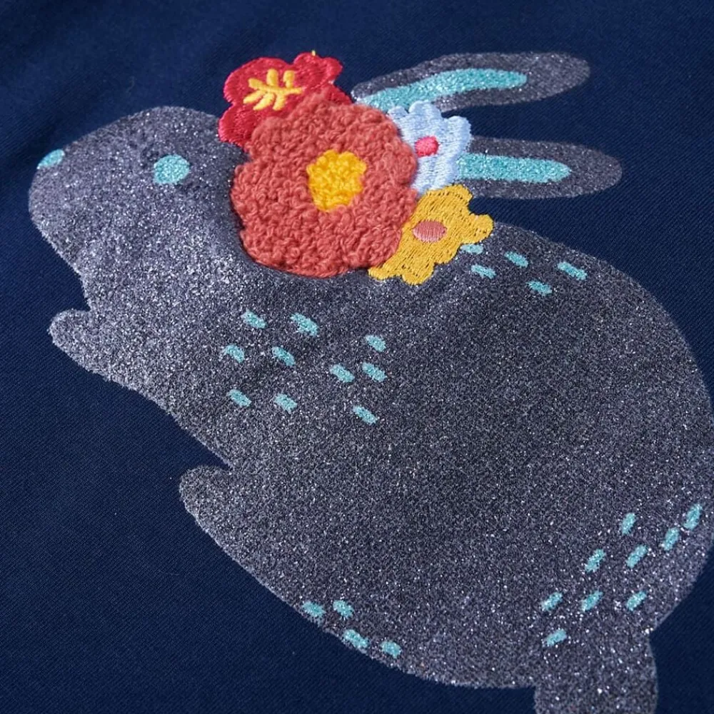 vidaXL Ropa Y Accesorios-Camiseta infantil de manga larga marino 104